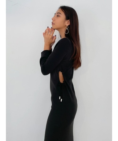 Vicente(ヴィセンテ)の「West shape onepiece(ワンピース・レディース・ブラック/ベージュ・FREE)」の7枚目の写真