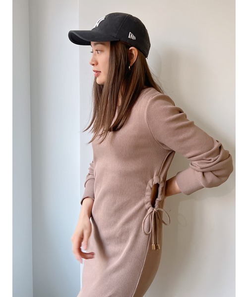 Vicente(ヴィセンテ)の「West shape onepiece(ワンピース・レディース・ブラック/ベージュ・FREE)」の14枚目の写真