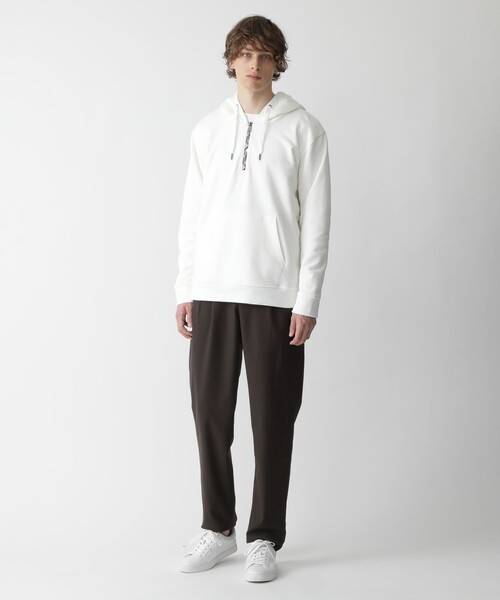 BLACK LABEL CRESTBRIDGE(ブラックレーベル・クレストブリッジ)の「クレストブリッジチェックジップフーディー(パーカー・メンズ・ブラック/オフホワイト/ベージュ系その他/レッド系その他・LL/M/L)」の20枚目の写真