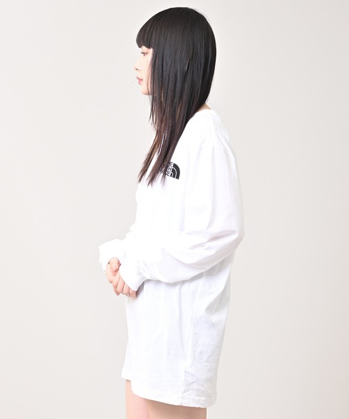 THE NORTH FACE(ザノースフェイス)の「THE NORTH FACE(ザ・ノース・フェイス) NSE ボックスロゴ 長袖Tシャツ(Tシャツ/カットソー・レディース・ホワイト/ブラック/グリーン/グリーン系その他2/ピンク/グリーン系その他/ベージュ・S/M/L/XL)」の15枚目の写真