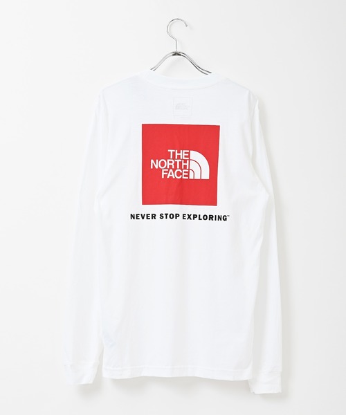 THE NORTH FACE(ザノースフェイス)の「THE NORTH FACE(ザ・ノース・フェイス) NSE ボックスロゴ 長袖Tシャツ(Tシャツ/カットソー・レディース・ホワイト/ブラック/グリーン/グリーン系その他2/ピンク/グリーン系その他/ベージュ・S/M/L/XL)」の10枚目の写真