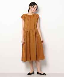 Samansa Mos2 | 前後着ギャザーノースリーブワンピース(ワンピース)
