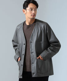 B:MING by BEAMS | B:MING by BEAMS / レザー ノーカラー ジャケット(ノーカラージャケット)