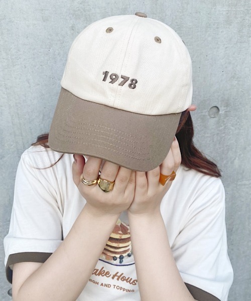 nemne store(ネンネストア)の「【accessory】ハイキングに行く配色刺繍キャップ(キャップ・レディース・グリーン/モカ/ブルー・フリー)」の20枚目の写真