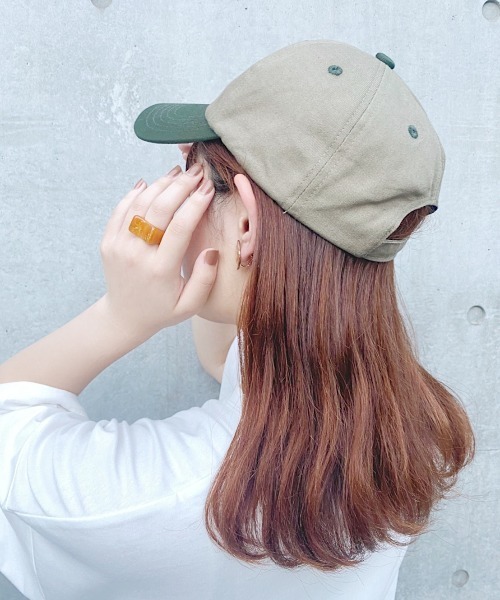 nemne store(ネンネストア)の「【accessory】ハイキングに行く配色刺繍キャップ(キャップ・レディース・グリーン/モカ/ブルー・フリー)」の10枚目の写真