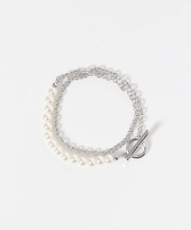 SENSE OF PLACE by URBAN RESEARCH | 2連パールチェーンブレスレット(その他)