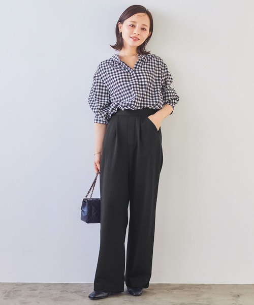 なかたさん専用 楽天市場】[ 田中亜希子 さんコラボ] ジャージー ワイドパンツ