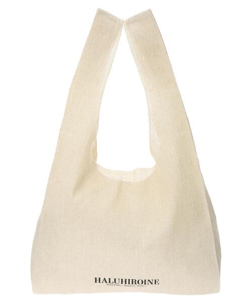HALUHIROINE（ハルヒロイン）の「マルシェバッグ（エコバッグ/サブバッグ・レディース・アイボリー・FREE）」の8枚目の写真