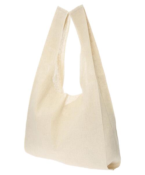 HALUHIROINE（ハルヒロイン）の「マルシェバッグ（エコバッグ/サブバッグ・レディース・アイボリー・FREE）」の9枚目の写真