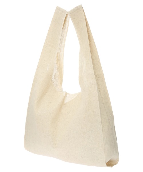 HALUHIROINE（ハルヒロイン）の「マルシェバッグ（エコバッグ/サブバッグ・レディース・アイボリー・FREE）」の3枚目の写真