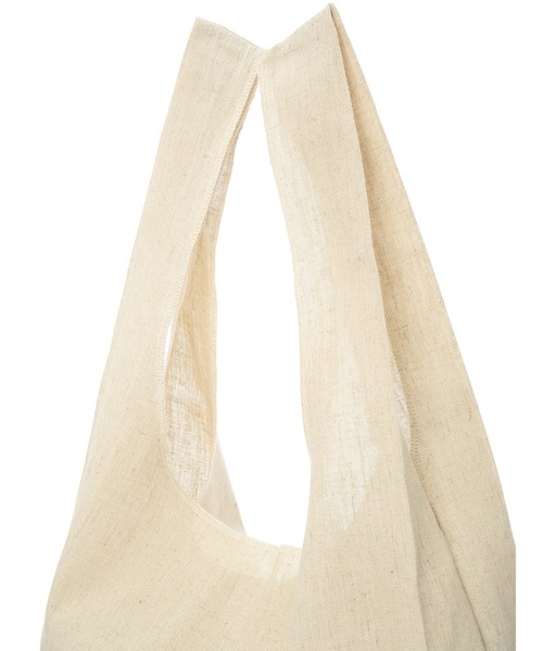 HALUHIROINE（ハルヒロイン）の「マルシェバッグ（エコバッグ/サブバッグ・レディース・アイボリー・FREE）」の5枚目の写真