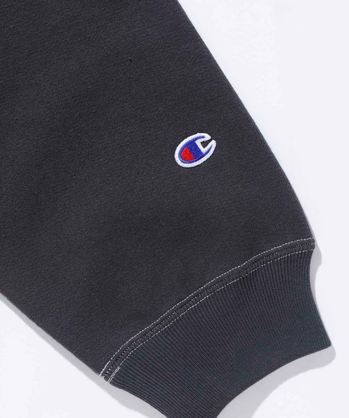 XLARGE(エクストララージ)の「XLARGE×CHAMPION REVERSE WEAVE OVERDYE CREWNECK SWEAT(スウェット・メンズ・ブラック/ネイビー/ブラウン/グリーン・S/M/L/XL)」の18枚目の写真