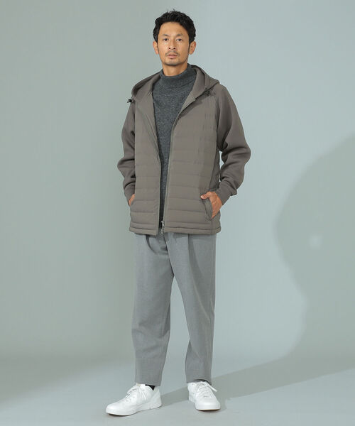 B:MING by BEAMS(ビーミングバイビームス)の「B:MING by BEAMS / ダウンキルト フードブルゾン(ダウンジャケット/コート・メンズ・カーキ/ブラック・44/48/50/46)」の3枚目の写真