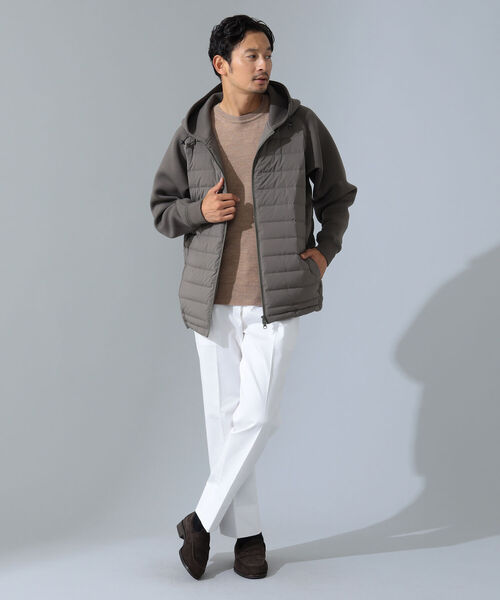 B:MING by BEAMS(ビーミングバイビームス)の「B:MING by BEAMS / ダウンキルト フードブルゾン(ダウンジャケット/コート・メンズ・カーキ/ブラック・44/48/50/46)」の21枚目の写真
