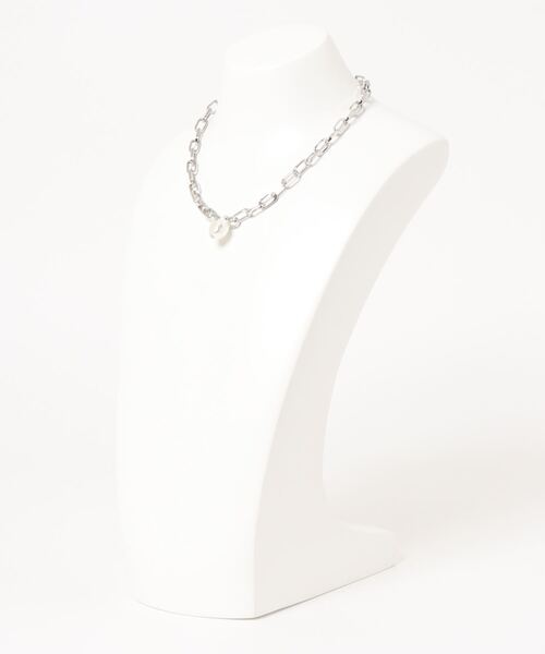 jouetie（ジュエティ）の「ポイントパールダブルネックレス（ネックレス・レディース・シルバー/ゴールド・FREE）」の3枚目の写真