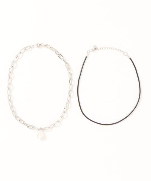 jouetie（ジュエティ）の「ポイントパールダブルネックレス（ネックレス・レディース・シルバー/ゴールド・FREE）」の11枚目の写真