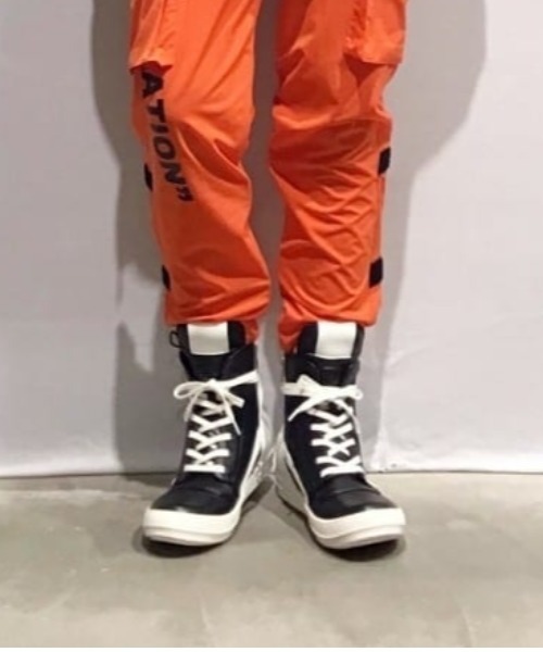 semantic design(セマンティックデザイン)の「ハイカット コンビスニーカー(スニーカー・メンズ・ブラック・LARGE/MEDIUM)」の12枚目の写真