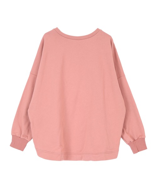 SEA DRESS(シードレス)の「バッククロスヨガトレーナー(Tシャツ/カットソー・レディース・ピンク/アイボリー/チャコール・FREE)」の11枚目の写真