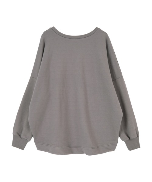 SEA DRESS(シードレス)の「バッククロスヨガトレーナー(Tシャツ/カットソー・レディース・ピンク/アイボリー/チャコール・FREE)」の8枚目の写真