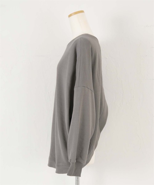 SEA DRESS(シードレス)の「バッククロスヨガトレーナー(Tシャツ/カットソー・レディース・ピンク/アイボリー/チャコール・FREE)」の15枚目の写真