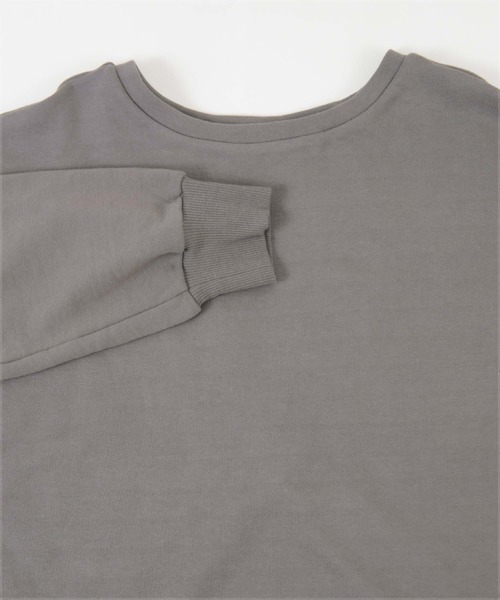 SEA DRESS(シードレス)の「バッククロスヨガトレーナー(Tシャツ/カットソー・レディース・ピンク/アイボリー/チャコール・FREE)」の19枚目の写真