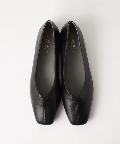 closet story(クローゼットストーリー)の「<closet story(クローゼットストーリー)>スクエア ノットポイント フラットシューズ(その他シューズ・レディース・ダークグレー/ブラック・23.5cm/24cm/24.5cm/23cm)」の11枚目の写真