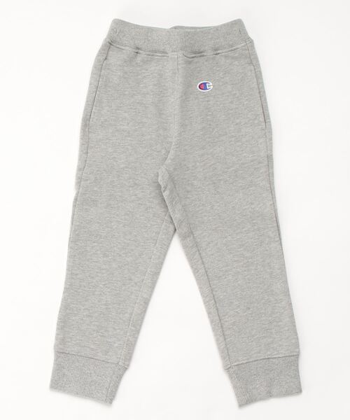 Champion(チャンピオン)の「CHAMPION/チャンピオン キッズ ロンパン CK-T201(スウェットパンツ・キッズ・グレー/ブラック・120cm/110cm/130cm/140cm/100cm/150cm/160cm)」の2枚目の写真