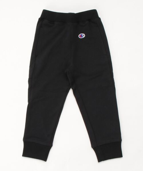 Champion(チャンピオン)の「CHAMPION/チャンピオン キッズ ロンパン CK-T201(スウェットパンツ・キッズ・グレー/ブラック・120cm/110cm/130cm/140cm/100cm/150cm/160cm)」の1枚目の写真