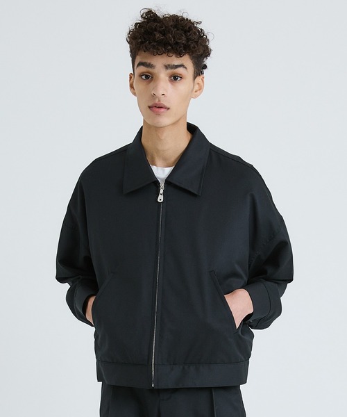 NEONSIGN(ネオンサイン)の「【NEONSIGN】STUDIOUS別注WORSTED BADBOY JACKET(ブルゾン・メンズ・ブラック/グレー・44/46)」の16枚目の写真