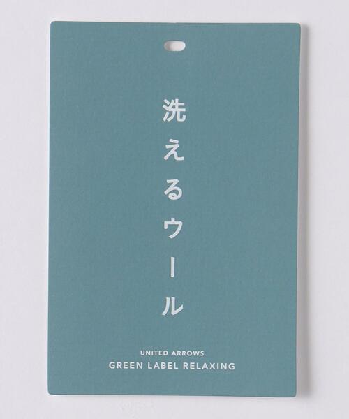 green label relaxing(グリーンレーベルリラクシング)の「フラノ チェック 1プリーツ テーパード ユーティリティー パンツ -ウォッシャブル・ストレッチ-(その他パンツ・メンズ・ブラウン/ダークグレー・S/M/L/XL)」の18枚目の写真