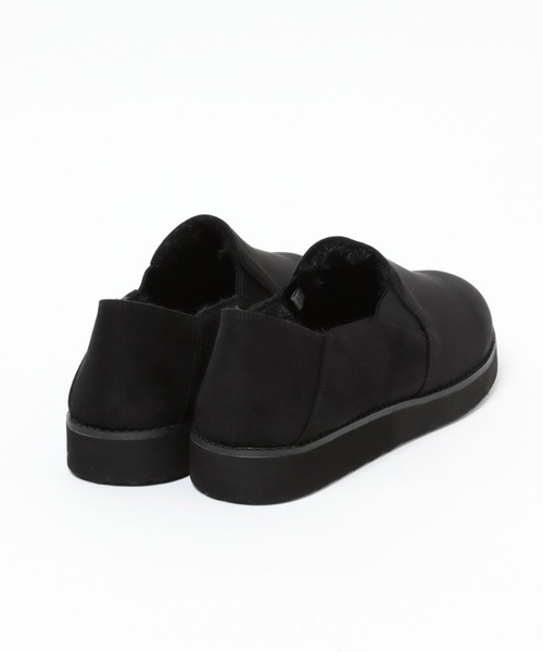 GLOBAL WORK（グローバルワーク）の「ふわもこ撥水踏めるスリッポン/238383（スリッポン・レディース・ブラック/グレー/ベージュ・SMALL/MEDIUM/LARGE）」の6枚目の写真