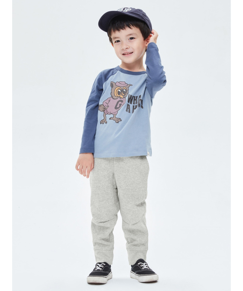 GAP（ギャップ）の「カーボナイズドフリース ジョガーパンツ (幼児)（スウェットパンツ・キッズ・グレー/その他/ライラック/ネイビー・12-18M/4 YRS/18-24M/5 YRS/2 YRS/3 YRS）」の9枚目の写真