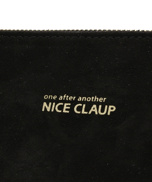 one after another NICE CLAUP（ワンアフターアナザーナイスクラップ）の「【ナイスクラップ】台形クラッチリボン付（クラッチバッグ・レディース・サックスブルー/ピンク系その他/ブラック・FREE）」の9枚目の写真