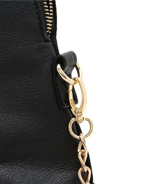 one after another NICE CLAUP（ワンアフターアナザーナイスクラップ）の「【ナイスクラップ】台形クラッチリボン付（クラッチバッグ・レディース・サックスブルー/ピンク系その他/ブラック・FREE）」の15枚目の写真