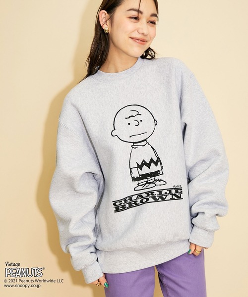 【CAMBER for PEANUTS】ヴィンテージライクスヌーピースウェット