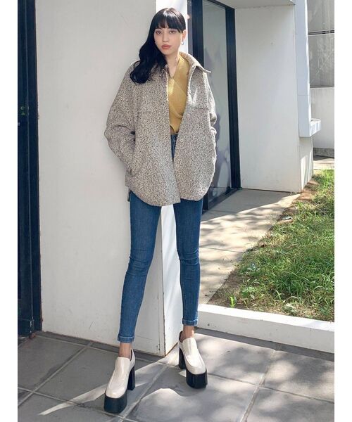 EMODA（エモダ）の「ラインローファーシューズ（ローファー・レディース・ホワイト/ブラック・SMALL/MEDIUM/LARGE）」の7枚目の写真