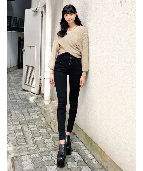 EMODA（エモダ）の「ラインローファーシューズ（ローファー・レディース・ホワイト/ブラック・SMALL/MEDIUM/LARGE）」の20枚目の写真