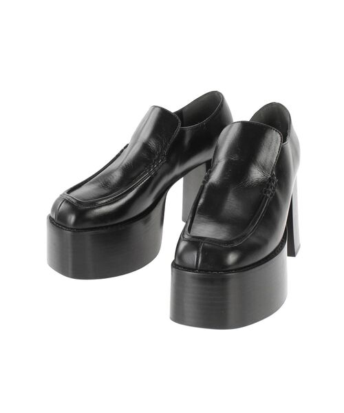 EMODA（エモダ）の「ラインローファーシューズ（ローファー・レディース・ホワイト/ブラック・SMALL/MEDIUM/LARGE）」の22枚目の写真