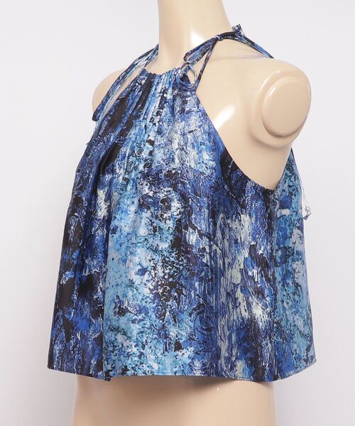 Guess（ゲス）の「MARCIANO Aquatic Flux Flare Top（チューブトップ・レディース・ブルー・SMALL）」の2枚目の写真