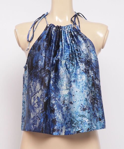 Guess（ゲス）の「MARCIANO Aquatic Flux Flare Top（チューブトップ・レディース・ブルー・SMALL）」の5枚目の写真