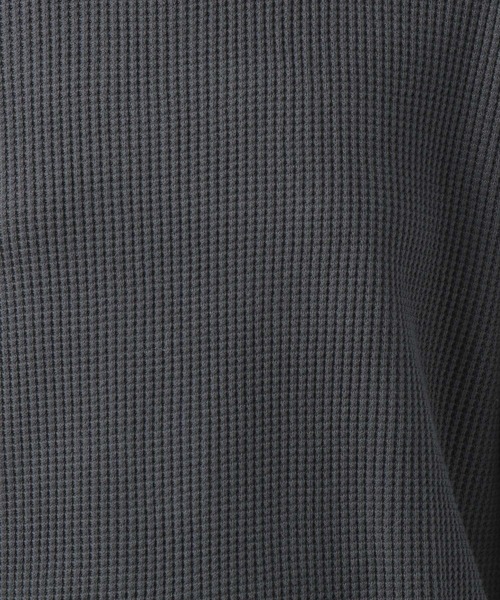 BAYFLOW(ベイフロー)の「ワッフルプルオーバー(Tシャツ/カットソー・レディース・チャコール/ピンク/オフホワイト/グリーン・FREE)」の21枚目の写真