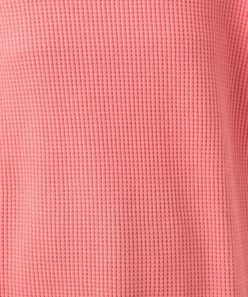BAYFLOW(ベイフロー)の「ワッフルプルオーバー(Tシャツ/カットソー・レディース・チャコール/ピンク/オフホワイト/グリーン・FREE)」の22枚目の写真