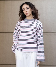 X-girl | STRIPED L/S TEE(Tシャツ/カットソー)