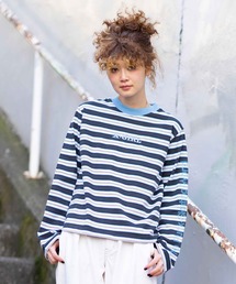 X-girl | STRIPED L/S TEE(Tシャツ/カットソー)