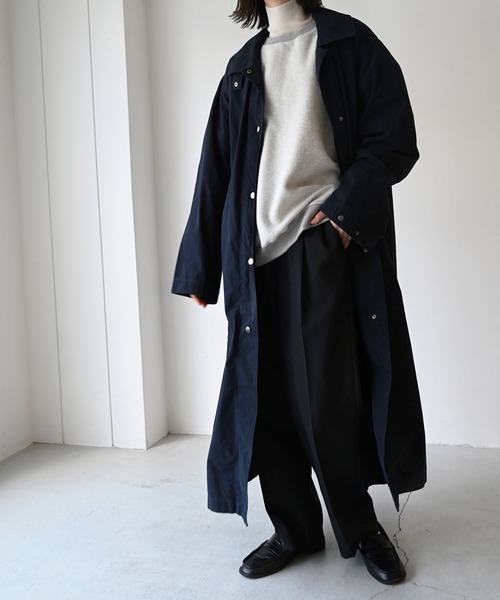 CANAL JEAN（キャナルジーン）の「RCW BLUE LABEL(ブルーレーベル) 起毛配色オーバーサイズトレーナー（スウェット・レディース・グレー・38）」の5枚目の写真