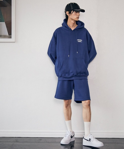 PBLIM（ページボーイリム）の「【PAGEBOYLIM】ウラキモウルーズハーフパンツ（スウェットパンツ・レディース・杢グレー/クリーム/グリーン/ブルー・MEDIUM/LARGE）」の17枚目の写真