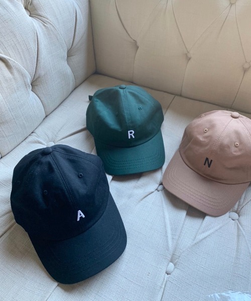Me%（ミィパーセント）の「イニシャルキャップ（キャップ・レディース・ベージュ/ブラック系その他/グリーン系その他・FREE）」の21枚目の写真