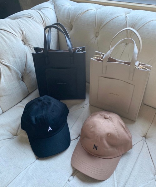 Me%（ミィパーセント）の「イニシャルキャップ（キャップ・レディース・ベージュ/ブラック系その他/グリーン系その他・FREE）」の20枚目の写真