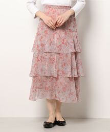 DIARIUM | ペイズリーシフォンラッフルスカート(スカート)