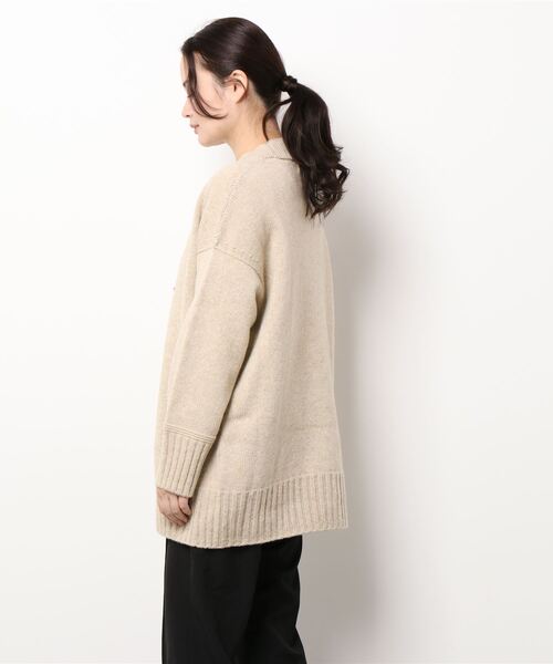 YVON イヴォン フリンジポンチョ ニットカーディガン INED イネド YVON イヴォン フリンジポンチョ ニットカーディガン INED